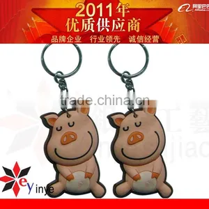 Pigs Soft Pvc Keychain thumbnail-1