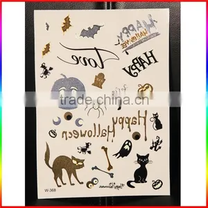 New Luminous Tattoo Stickers Pumpkin Stickers for Halloween thumbnail-2