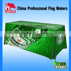 High Quality Factory Wholesale Custom Logo Polyester Fabric Tablecloth thumbnail-1