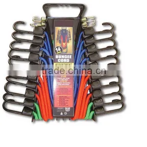 14pc Bungee Cord Assortment With Reusable Package (Single Color) thumbnail-1