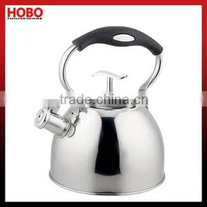 2.5L Stainless Steel Morror Body Whistling Kettle Tea Tea Kettle thumbnail-1