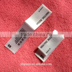 Center Fold 4 Sides Printing Label,satin Care Printing Tags thumbnail-6
