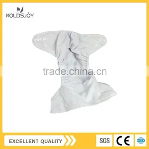 Plain PUL Surface Cotton Soft Baby Nursing Diaper Fit All Size for Babies thumbnail-1