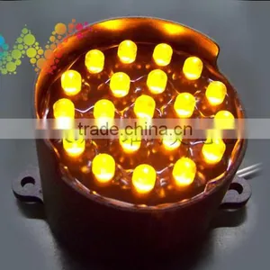C52mm Vehicle Mounted LED Traffic Arrow Board Sign Small Pixel Cluster Kit Amber thumbnail-1