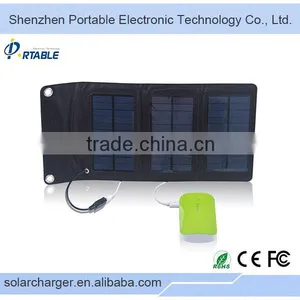 Waterproof 5W Folding Solar Panel Charger for Hiking thumbnail-6