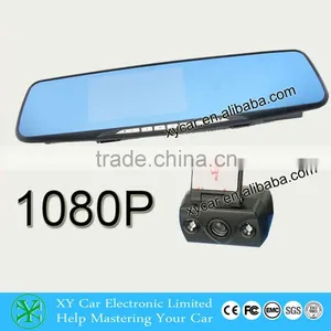 120 Degree 4.3 Inch HD LCD Display Cheap 1080p hd Car Rearview Mirror Camera Dvr XY-801DVR thumbnail-1