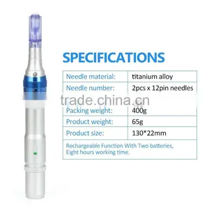 Wholsela Manufacture Dr.pen A6 Wireless Derma Stamp Electric Pen With 2 Battery thumbnail-2