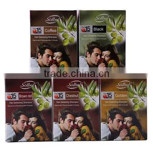 Private Label Hair Color Shampoo Wash Colour Dyeing for Men and Women thumbnail-6