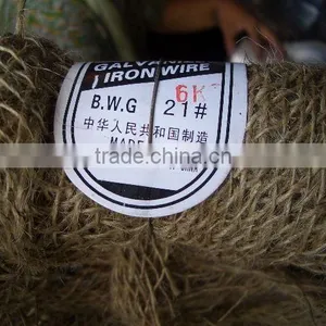 Yiwu Market Factory Hot Sales 18 22 Gauge Low Price Electro Galvanized Wire Iron Rope thumbnail-1