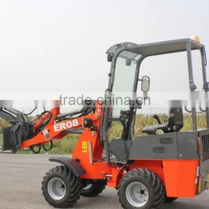 Everun Hoflader ER08 Mini Loader With New Cabin/Quick Hitch for Sale thumbnail-2