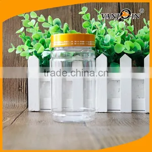 200ml PET Clear Round Plastic Medicine Bottle For Calcium Tablet thumbnail-2