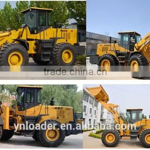 Weichai Steyr Diesel Luneng Wheel Loader With Grass Grasper /clamp Shan Dong YIneng YN956 Wheel Loader thumbnail-1