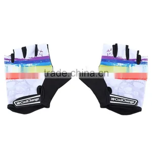 Cool Change Shock-absorbing Foam Pad Half Finger Breathable Sports Golves For Cycling Climbing Camping 2 Colors thumbnail-2