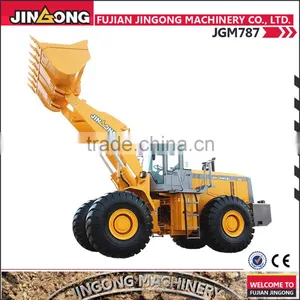 JGM787 Model 5m3 Bucket Wheel Loader Equipment Machine thumbnail-1