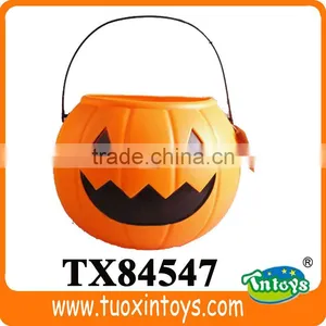 Plastic Halloween Pumpkin Candy Buckets thumbnail-2