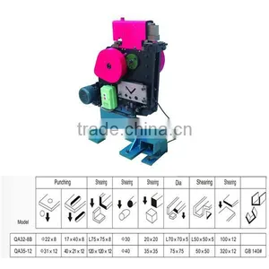 Electric Flat Steel Punching Machine for 8mm Thickness Metal thumbnail-1