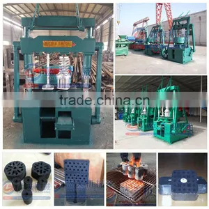 Shisha Charcoal Making Press Machine Price Hydraulic Coal Dust Briquette Machine thumbnail-1