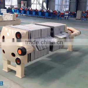 Hot Sale Cast Iron Filter Press Supplier, Lubricant Oil Usage Plate Frame Filter Press thumbnail-2