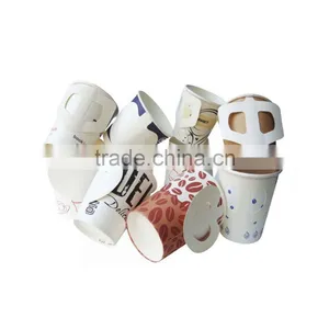 Hot Drink Paper Cup With Handle Coffee Cups thumbnail-1
