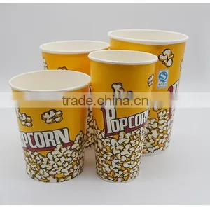 70oz Disposable Paper Popcorn Bucket, Popcorn Cups thumbnail-2