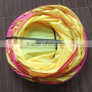 2015 New Arrive T Style Cat Tunnel Pet Toy Wholesale Candy Color Polytser Cat Tunnel thumbnail-6