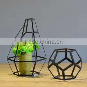 Home Decoration, Living Room Decoration, Metal Art Cage thumbnail-1