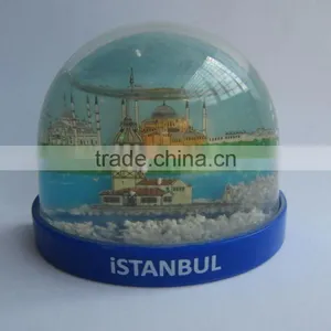 Snow Globe With The Magnet,Fridge Magnet For Tourist Souvenirs,OEM Fridge Magnet Plastic Photo Snow Globe thumbnail-6