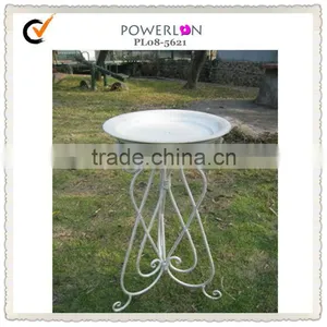 Antique White Outdoor Bird Feeder Wholesale thumbnail-1