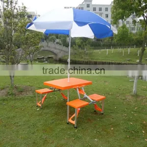 New Fresh Plastic Picnic Table and Chair Sets and Suitcase Picnic Table thumbnail-1