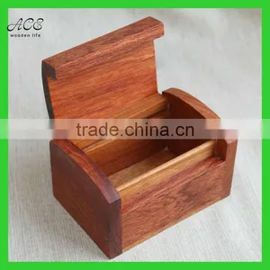 Small Wooden Jewelry Box Wooden Storage Box thumbnail-1
