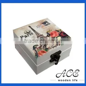Customization Printing Wooden Box UV Printing Jewel Case thumbnail-1