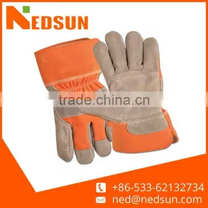 Durable Double Palm Safety Women Garden Gloves for Working thumbnail-1