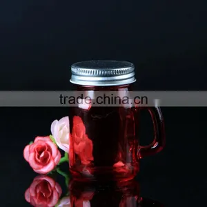 Red and Clear Wholesale Colored Mason Jars Best Selling Products in America thumbnail-2