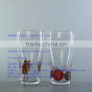Custom Printed Ice Glass Beer Cup Drinking Cup Beer Glass Cup Manufacturers thumbnail-2
