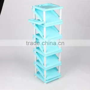 Creative Folding Shoe Rack Portable Display Shoe Rack thumbnail-1