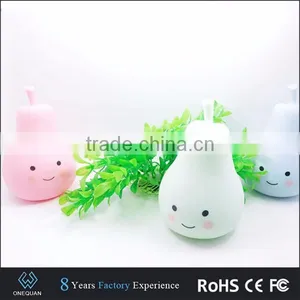 2017 New Arrivel Small Pear Shape Battery Table Night Light thumbnail-1