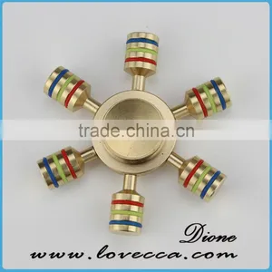 Wholesale Copper Spinner Spiral Gyro Hand Toy Finger Spinner Fidget Metal thumbnail-2