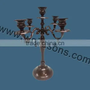 Wholesale Black Candelabras Wedding & Candle Holders Black Candelabras thumbnail-1