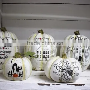 Custom Haunted House Decorative Resin Ghost Pumpkin thumbnail-3
