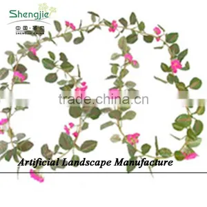 SJZJN 150 2015 Hot Sale Rattan Artificial Hanging Plants in Factory Price thumbnail-1