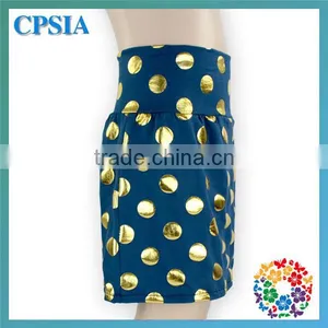 Yellow Fashion Gold Polka Dot Casual Baby Girls Tutu Skirts thumbnail-5