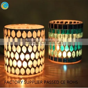 Glass Mosaic Candlestick thumbnail-4
