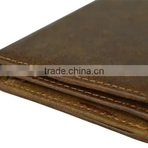 Promotion Gifts Crazy Horse Leather Long Credit Card Wallet Men With Coin Pocket thumbnail-6