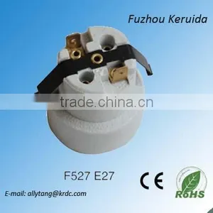 Wholesale! E27 Porcelain Lampholder With Support thumbnail-1