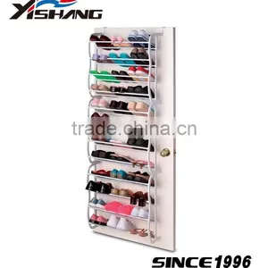 36 Pairs Metal Over the Door Shoe Rack thumbnail-1