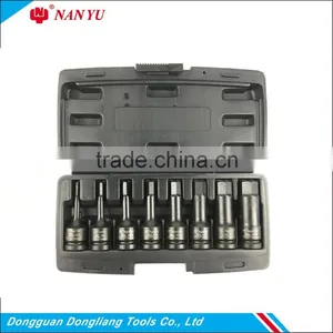 6pcs Metric 1/2Driver Hex Bit Air Impact Socket Set M5-M18 thumbnail-1