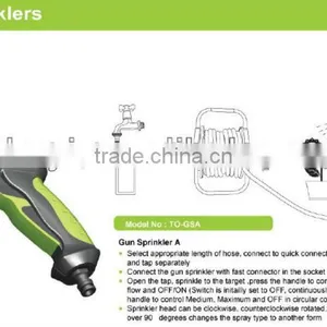 High Quality Garden Sprinkler,Garden Water Guns thumbnail-4