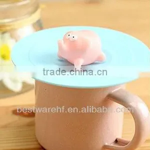Coffee Mug Silicone Lid Silicone Rubber Lids Silicone Cover for Mug thumbnail-2