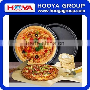 9 Inch Round Aluminum Alloy Pizza Pan Non-Stick Oven Baking Mould Cake Pastry Tray thumbnail-3