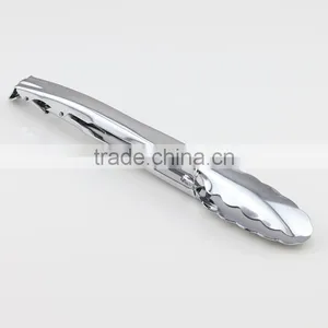 12 Inch All Stainless Steel Locking Kitchen Food Tongs thumbnail-3